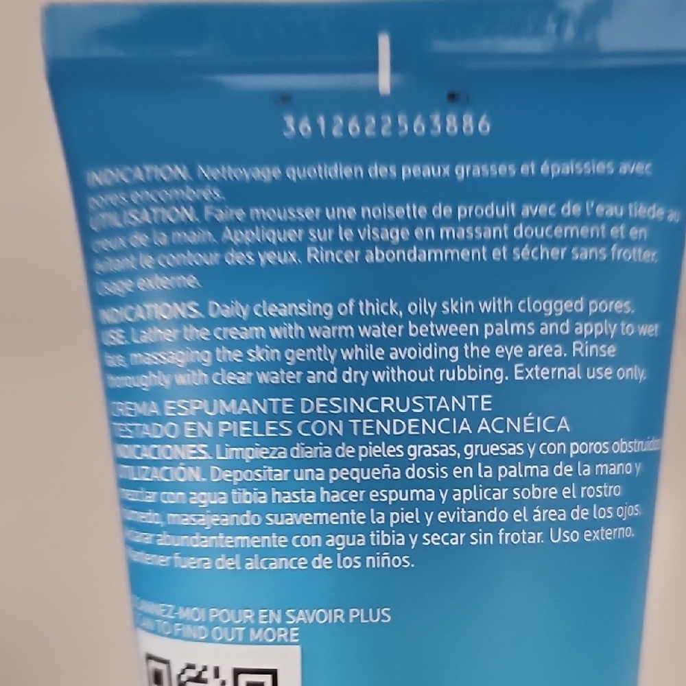 La Roche-Posay Effaclar Deep Cleansing Foaming Cream - Blue - Picture 3 of 4